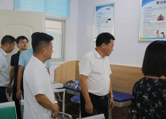 河南省市领导莅临参观三门闸医院